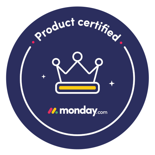 Product certified, Monday.com.